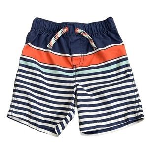 Carter's‎ Boy’s Colorblock Striped Swim Trunk Shorts Sz. 24M
